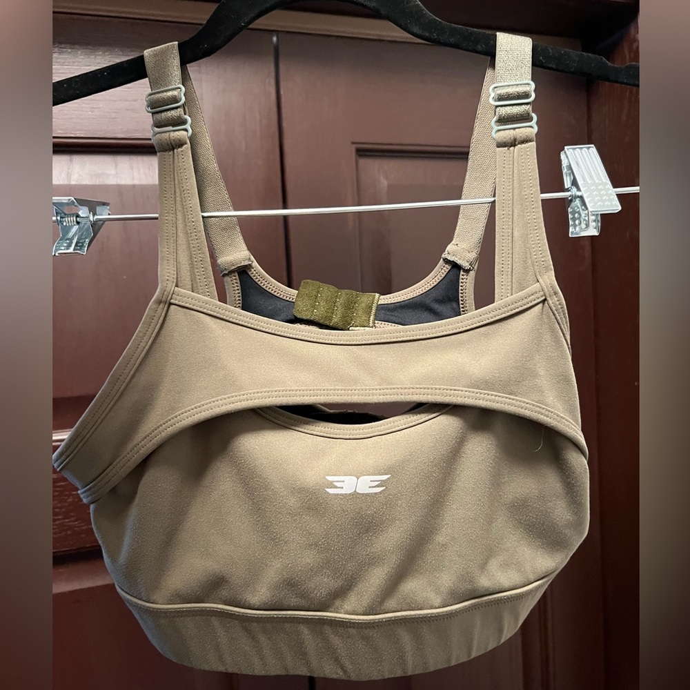Elite Eleven Aura Support Bra - Dusty Khaki- M